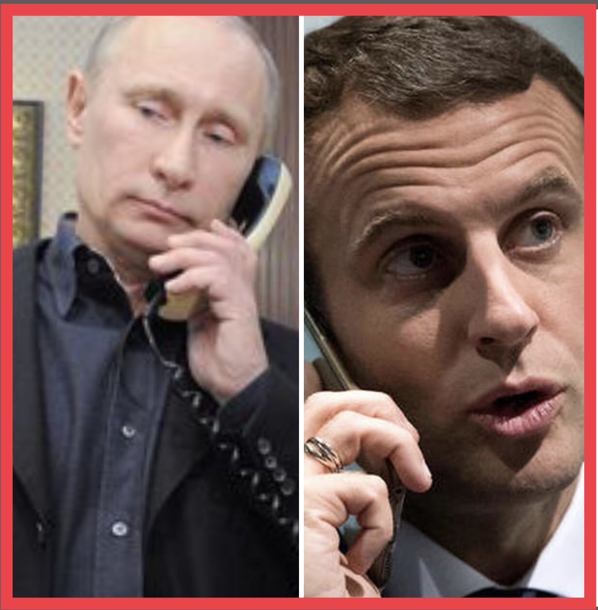 Poutine s’entretient avec Macron par téléphone.-UkraineRussiaWar #UkraineWar